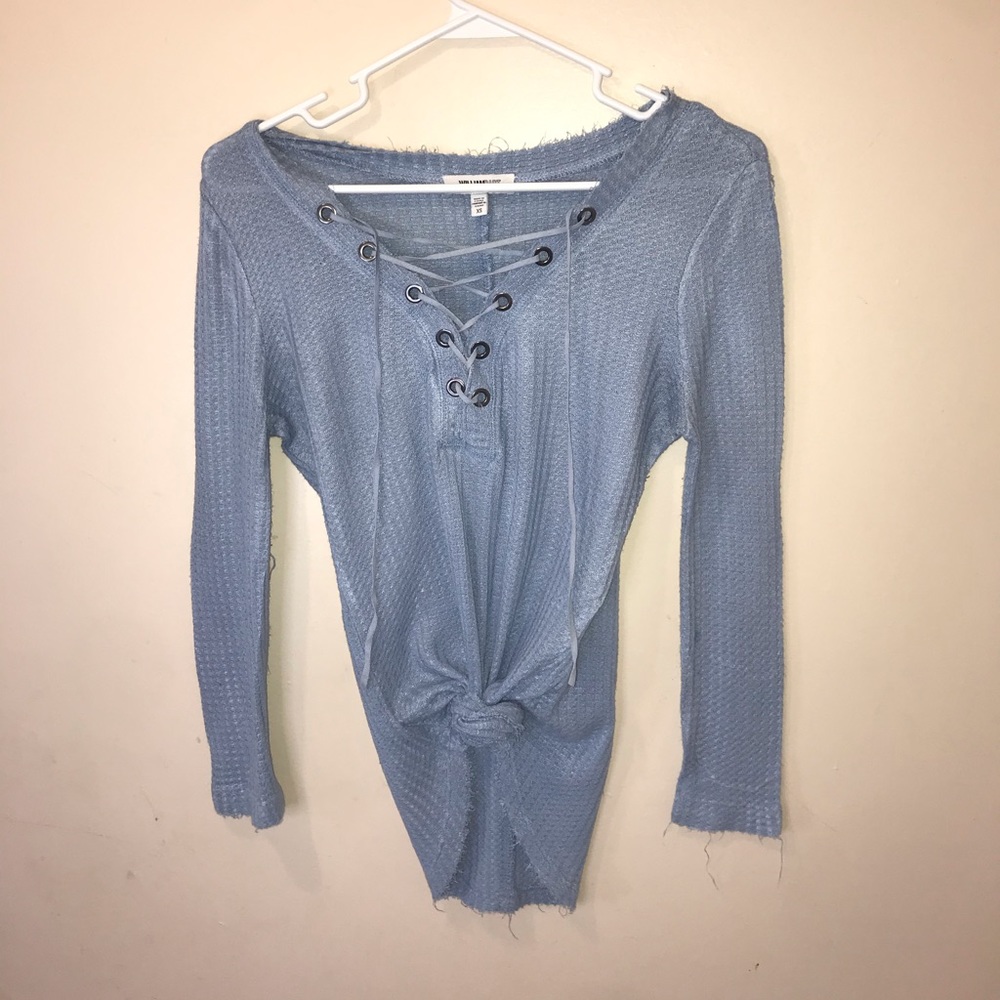William Rast Sky Blue Sweater